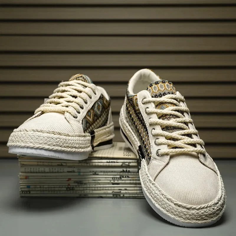 Espadrilles Women's Sneakers Flat Canvas Shoes For Women Yuppie Casual Walking Shoes Female Linen Women's Shoes Fisherman's Sneakers Women