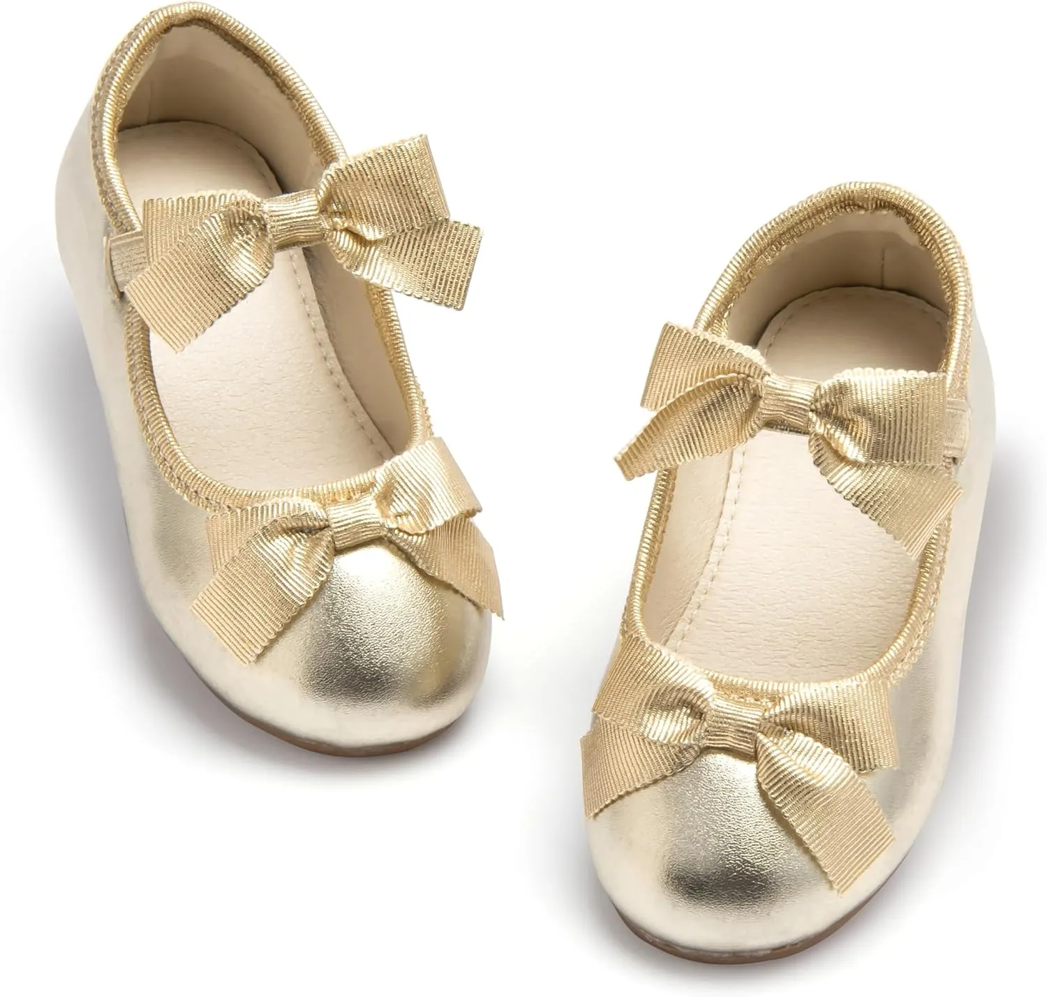 ESTINE Toddler/Little Kid Girls Dress Mary Jane Flats Flowers Fashion Princess Ballet Shoes