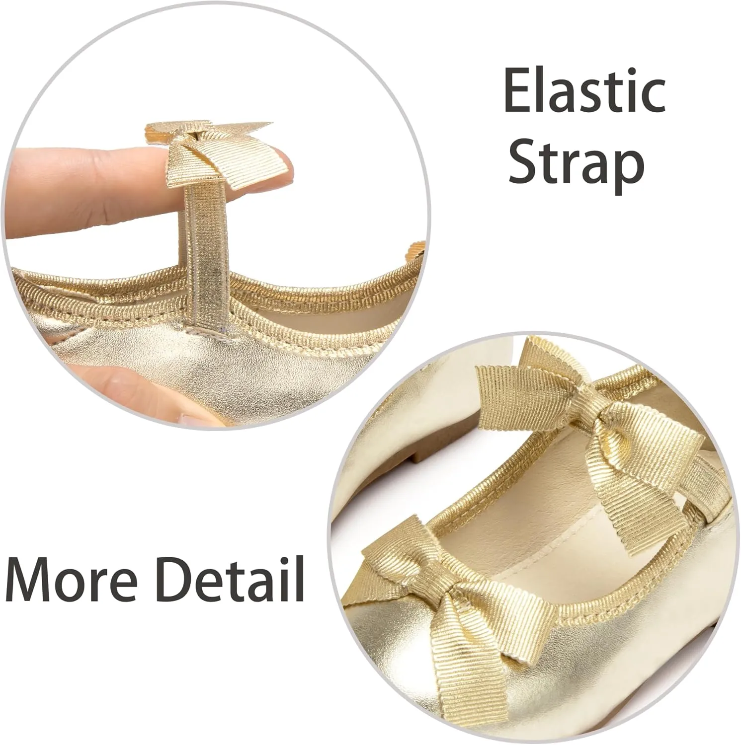 ESTINE Toddler/Little Kid Girls Dress Mary Jane Flats Flowers Fashion Princess Ballet Shoes