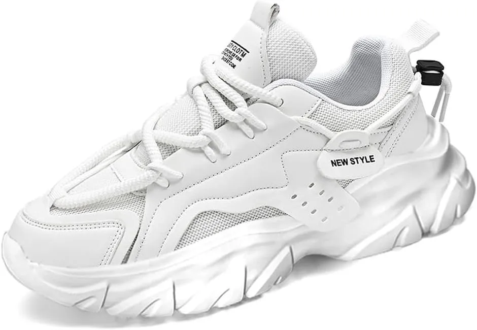 Fashion Lightweight Mesh Casual Chunky Sneakers Breathable Platform Jogging Walking Shoes