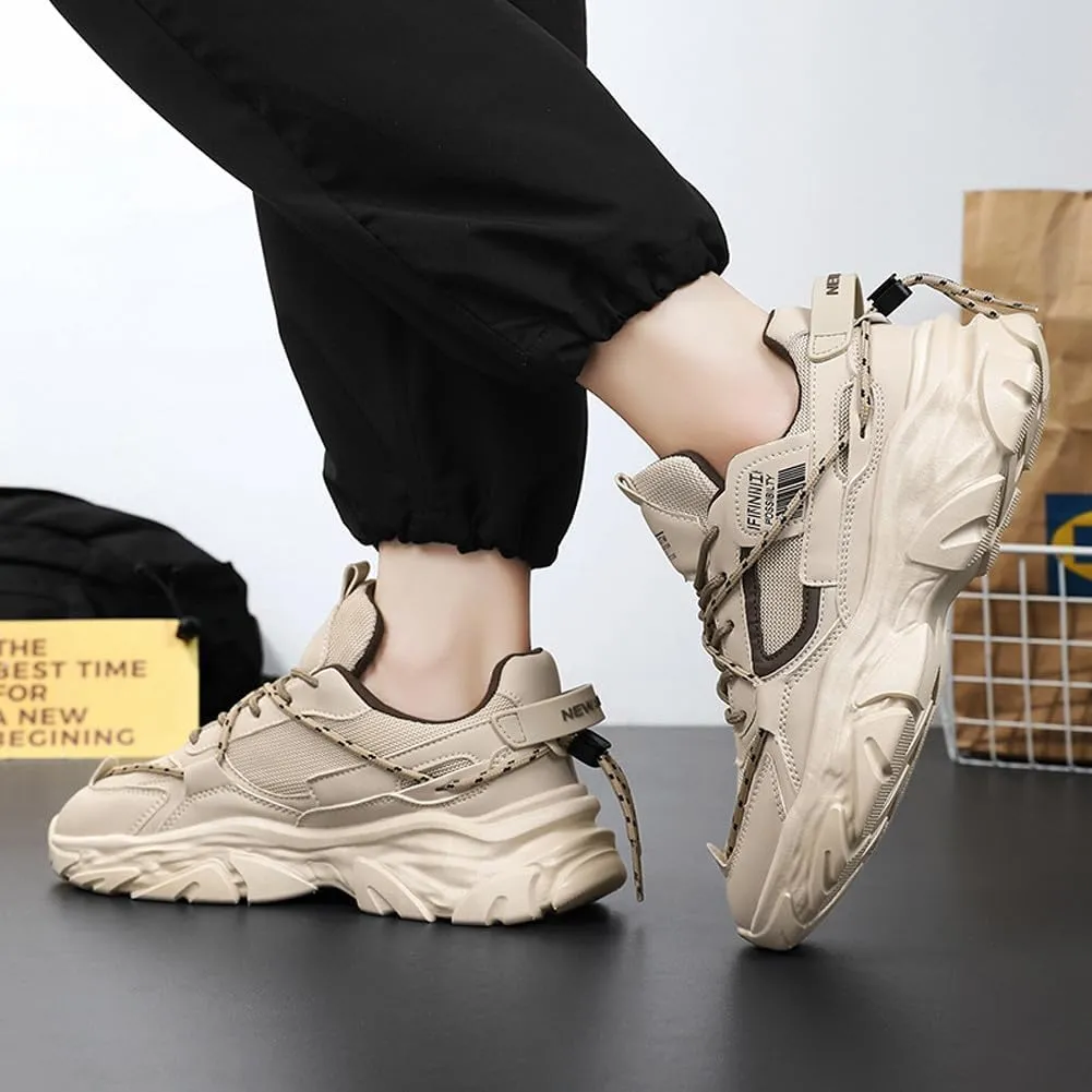 Fashion Lightweight Mesh Casual Chunky Sneakers Breathable Platform Jogging Walking Shoes