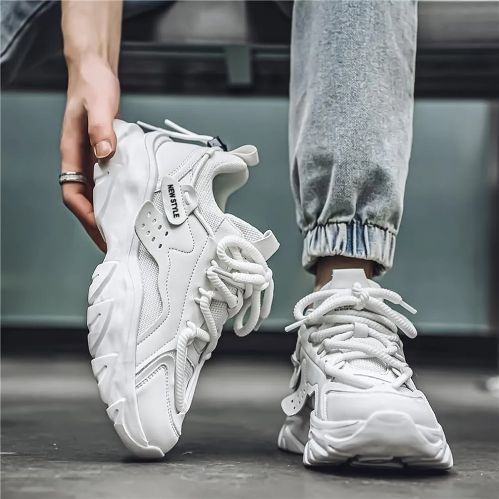 Fashion Lightweight Mesh Casual Chunky Sneakers Breathable Platform Jogging Walking Shoes