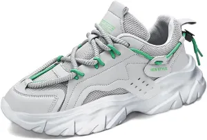 Fashion Lightweight Mesh Casual Chunky Sneakers Breathable Platform Jogging Walking Shoes