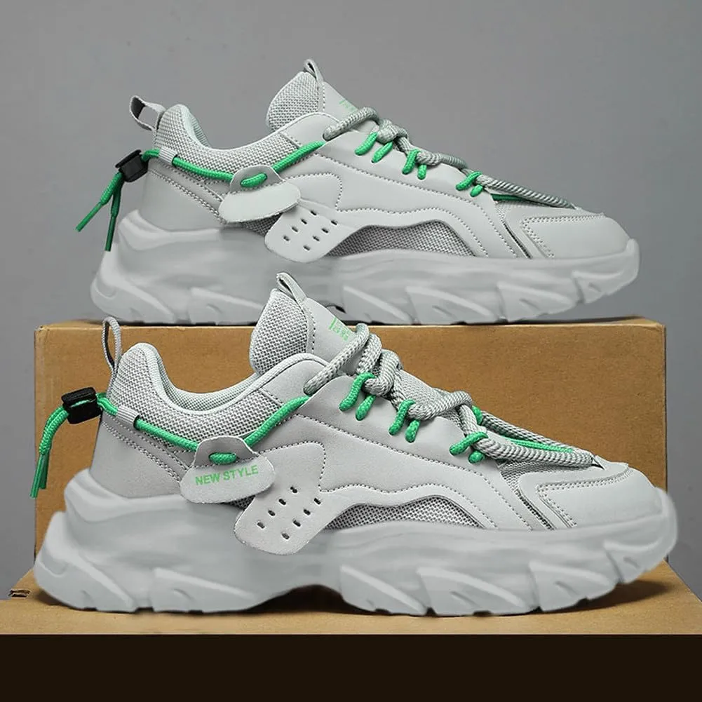 Fashion Lightweight Mesh Casual Chunky Sneakers Breathable Platform Jogging Walking Shoes