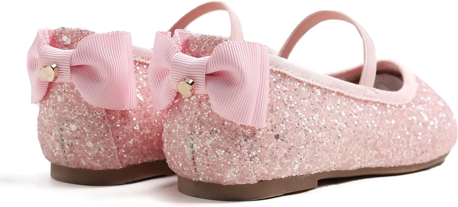 FEVERSOLE Girls Cute Dress Mary Jane Shoes Little Kids Casual Buckle Strap Flats