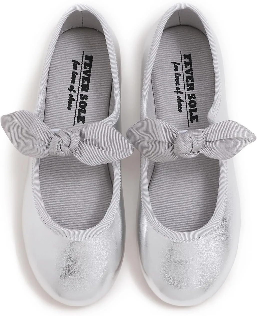 FEVERSOLE Girls Cute Dress Mary Jane Shoes Little Kids Casual Buckle Strap Flats