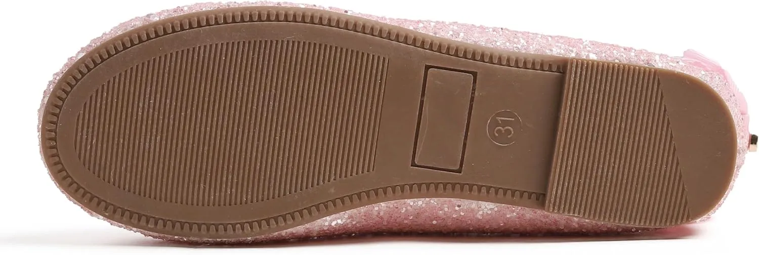 FEVERSOLE Girls Cute Dress Mary Jane Shoes Little Kids Casual Buckle Strap Flats