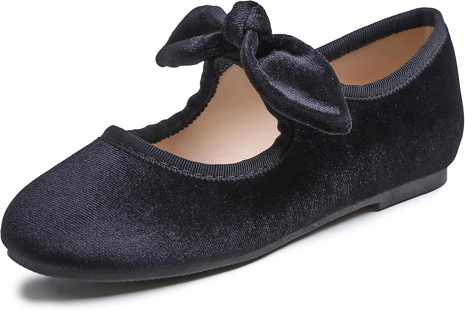 FEVERSOLE Girls Cute Dress Mary Jane Shoes Little Kids Casual Buckle Strap Flats