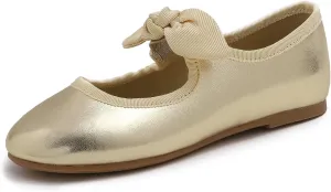 FEVERSOLE Girls Cute Dress Mary Jane Shoes Little Kids Casual Buckle Strap Flats