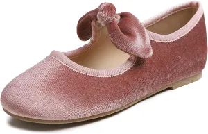 FEVERSOLE Girls Cute Dress Mary Jane Shoes Little Kids Casual Buckle Strap Flats