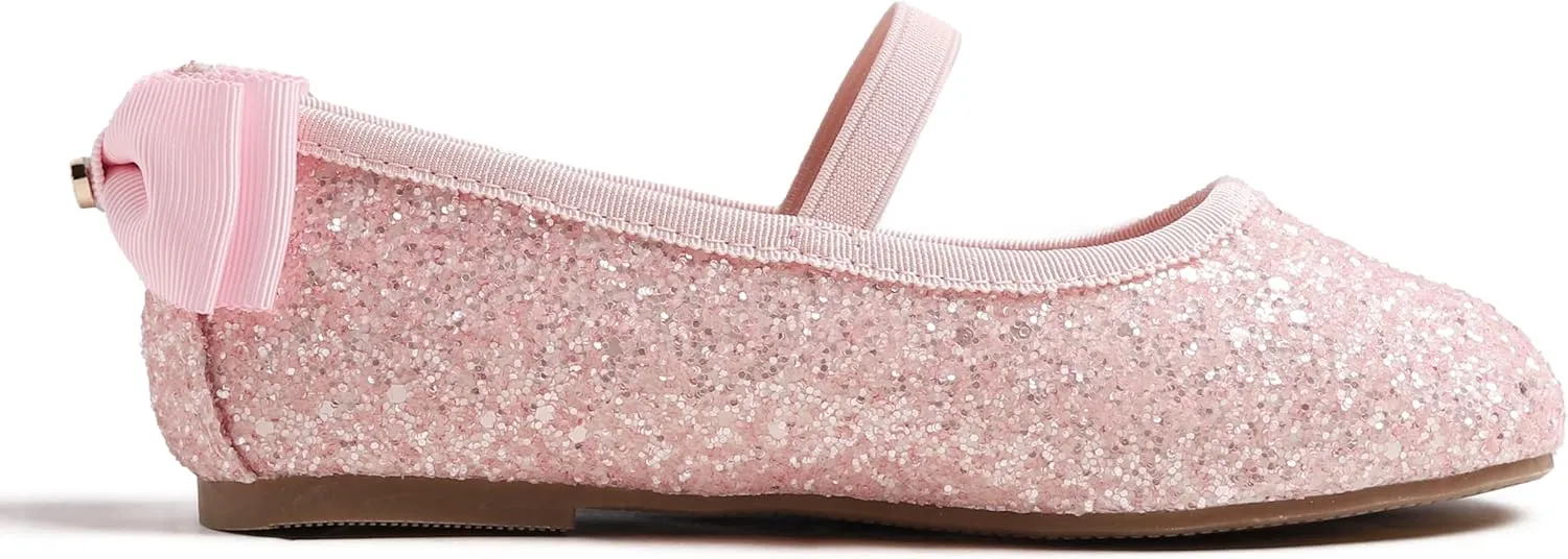 FEVERSOLE Girls Cute Dress Mary Jane Shoes Little Kids Casual Buckle Strap Flats