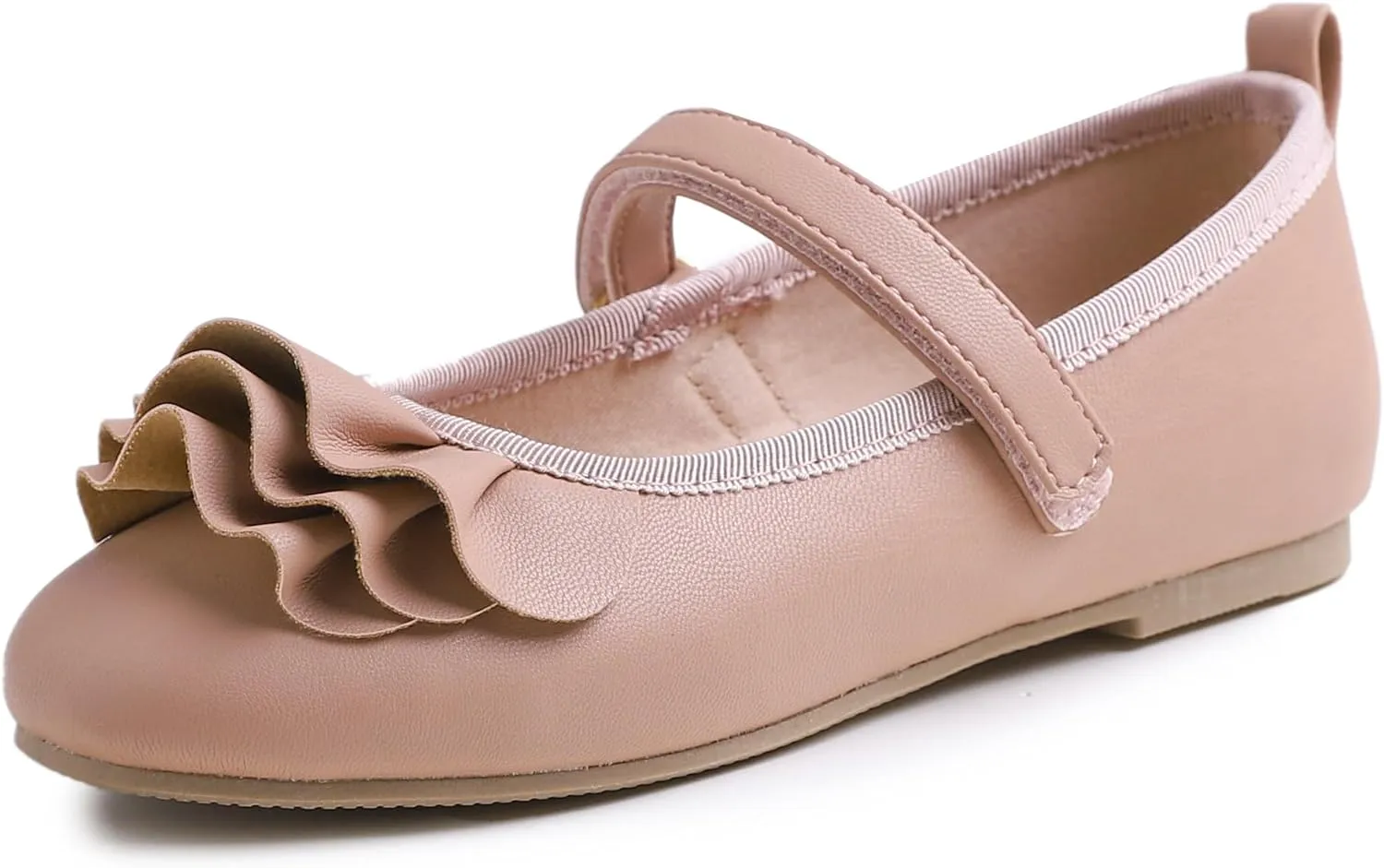 FEVERSOLE Girls Cute Dress Mary Jane Shoes Little Kids Casual Buckle Strap Flats