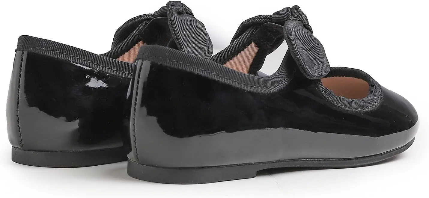 FEVERSOLE Girls Cute Dress Mary Jane Shoes Little Kids Casual Buckle Strap Flats