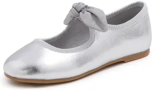 FEVERSOLE Girls Cute Dress Mary Jane Shoes Little Kids Casual Buckle Strap Flats