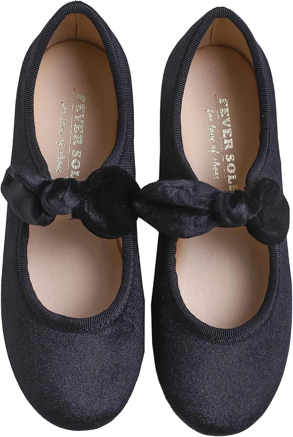 FEVERSOLE Girls Cute Dress Mary Jane Shoes Little Kids Casual Buckle Strap Flats