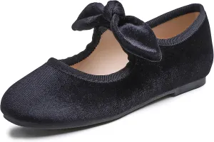 FEVERSOLE Girls Cute Dress Mary Jane Shoes Little Kids Casual Buckle Strap Flats