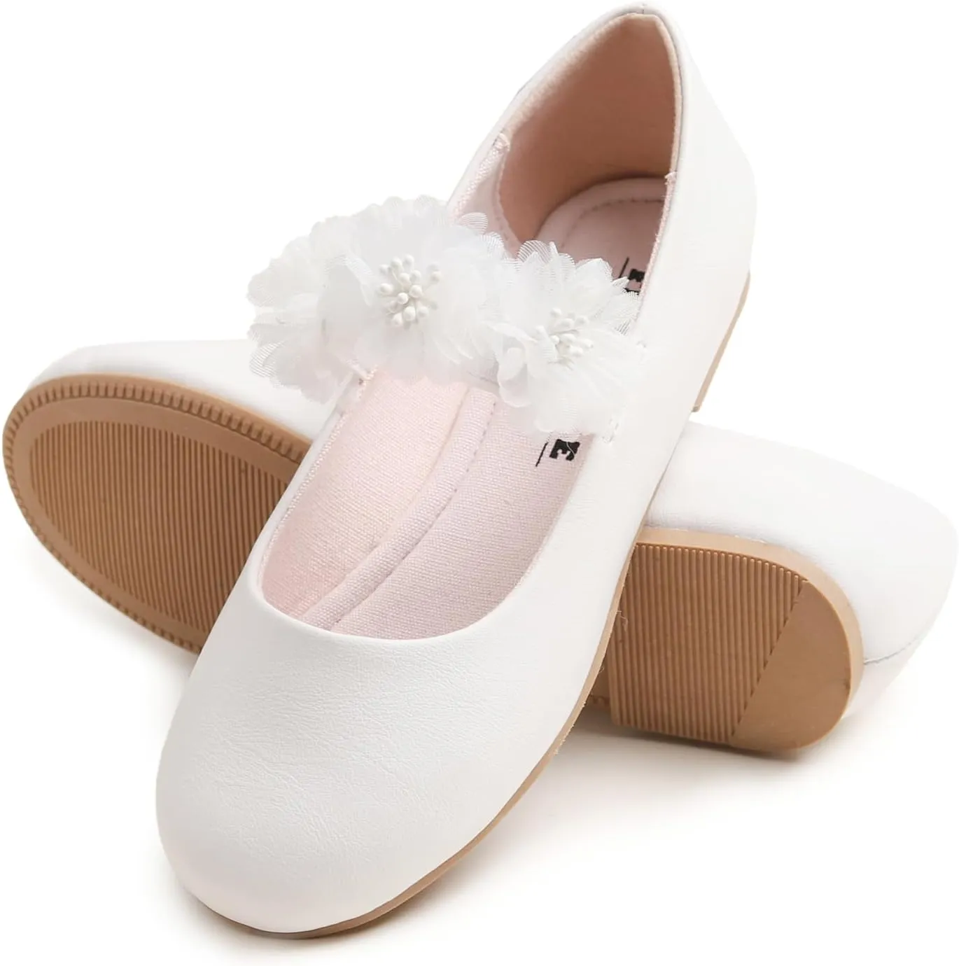 FEVERSOLE Girls Cute Dress Mary Jane Shoes Little Kids Casual Buckle Strap Flats
