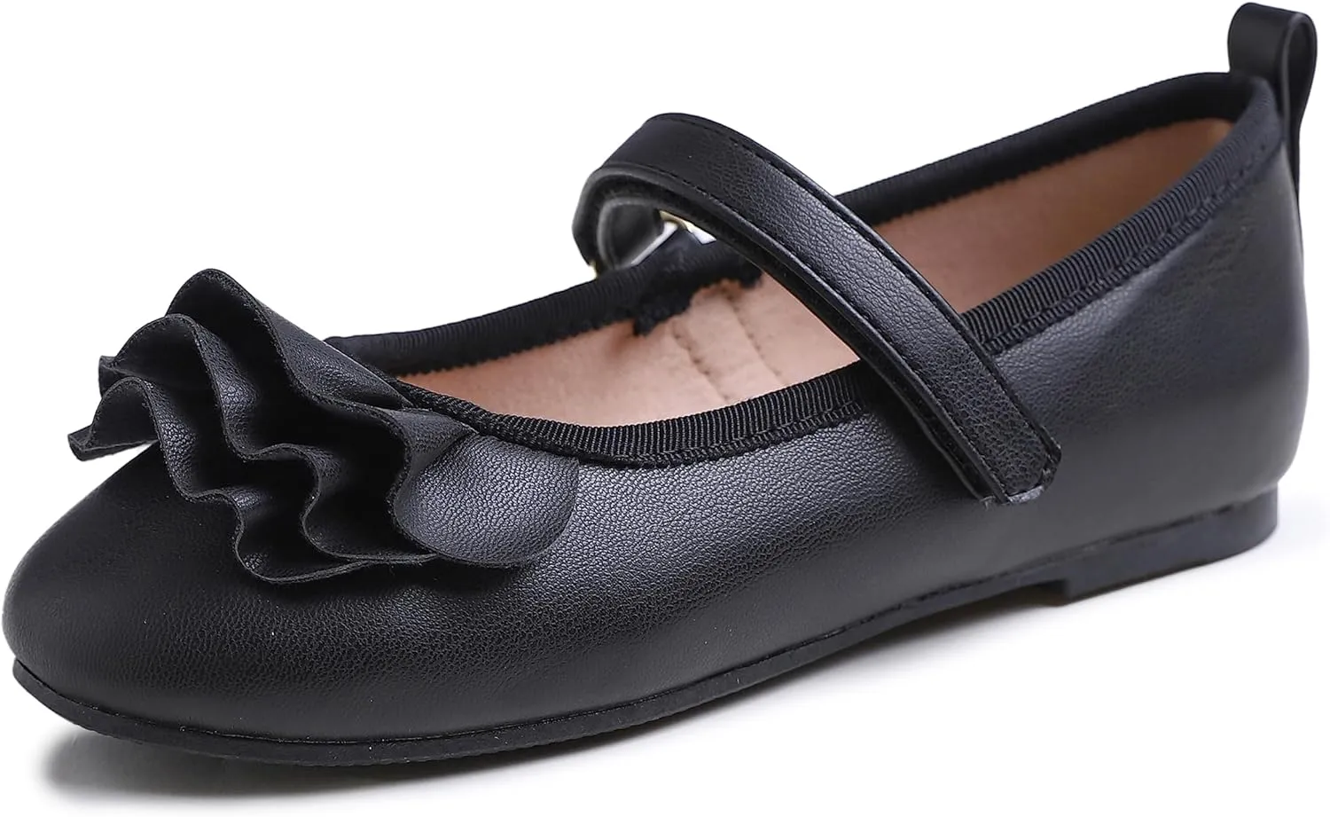 FEVERSOLE Girls Cute Dress Mary Jane Shoes Little Kids Casual Buckle Strap Flats