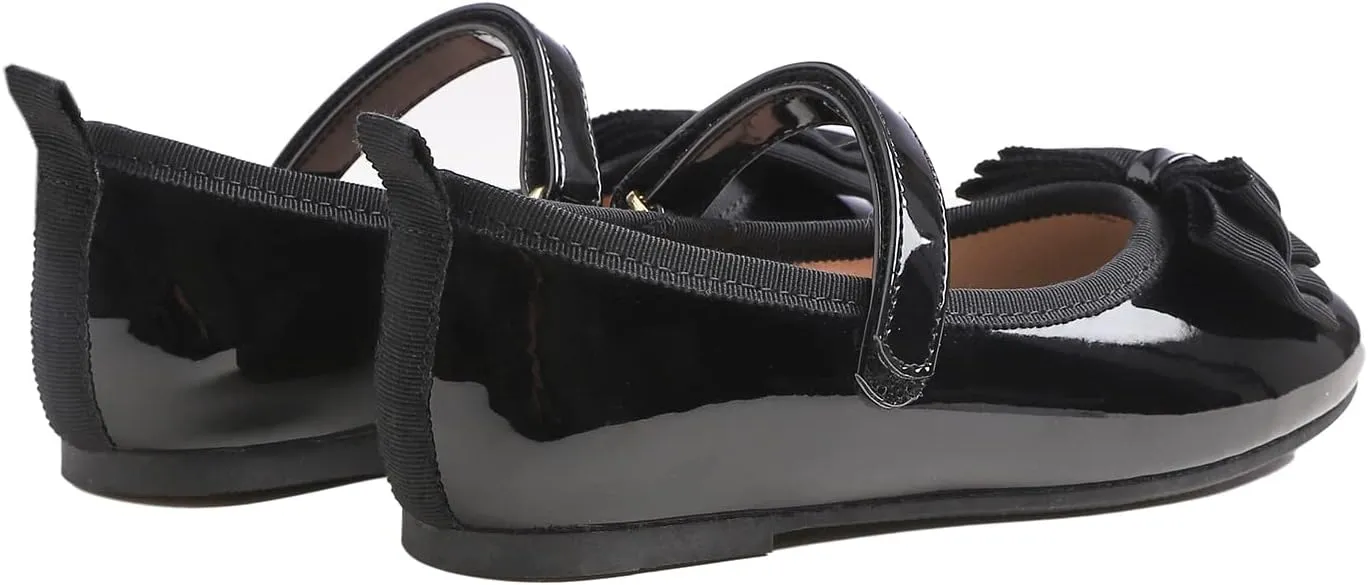 FEVERSOLE Girls Cute Dress Mary Jane Shoes Soft Party Holiday Ballet Flats