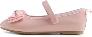 FEVERSOLE Girls Cute Dress Mary Jane Shoes Soft Party Holiday Ballet Flats