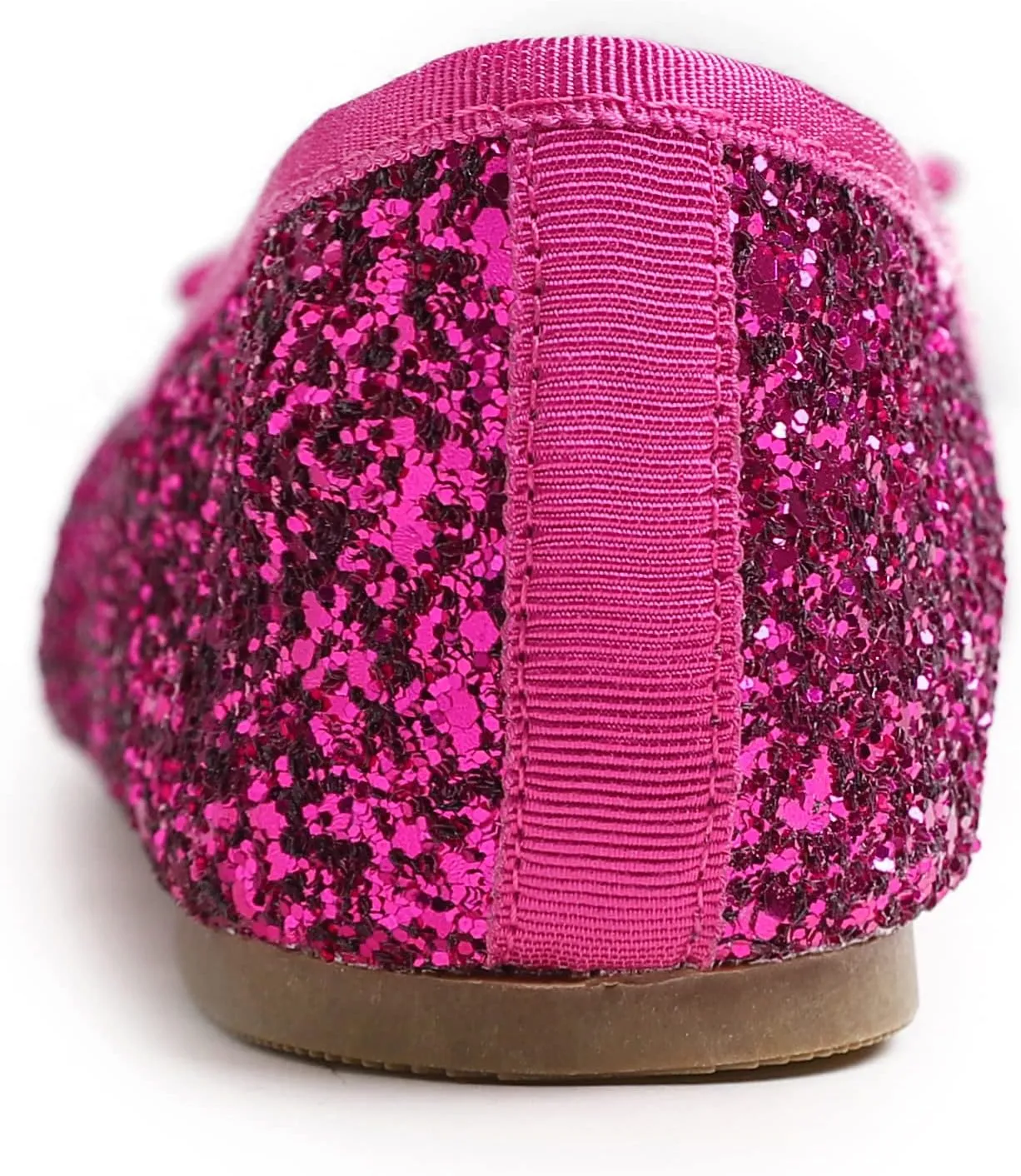 FEVERSOLE Women's Bling Soft Cushioned Comfort Flats Sparkle Party Ballets