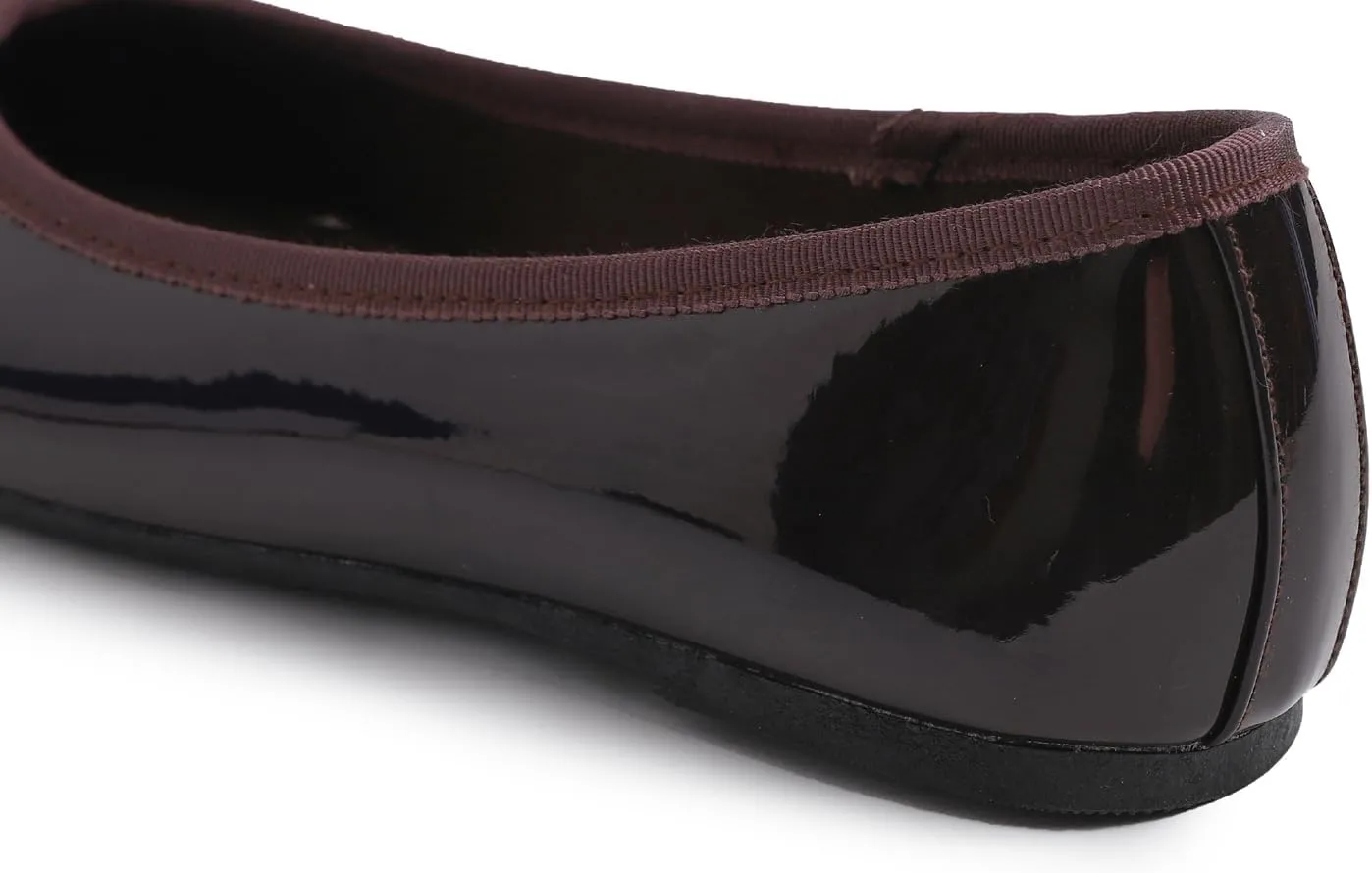 FEVERSOLE Women's Macaroon Colorful Memory Foam Cushion Insock Patent Ballet Flat