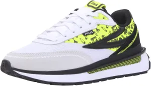 Fila Men's Renno-DIY Sneakers White/Safety Yellow/Black Sz. 8.5 1CM01593