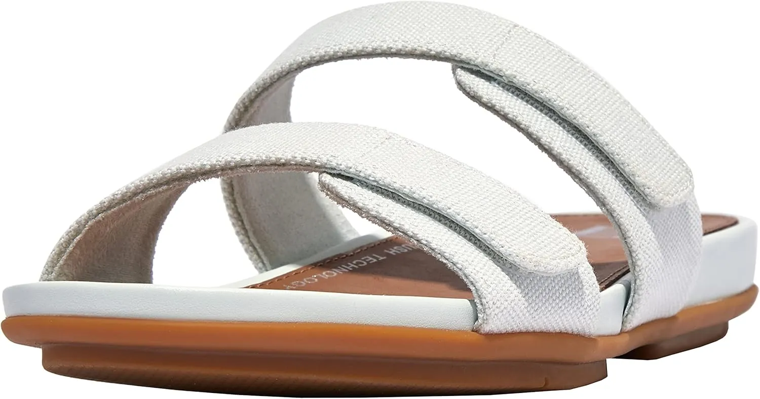 FitFlop™ Women's Gracie Adjustable Two-Bar Canvas Slide Sandal