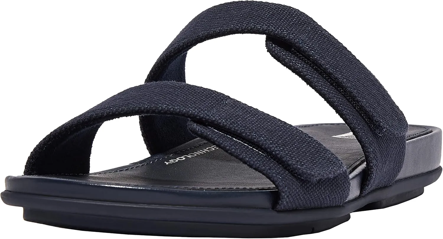 FitFlop™ Women's Gracie Adjustable Two-Bar Canvas Slide Sandal