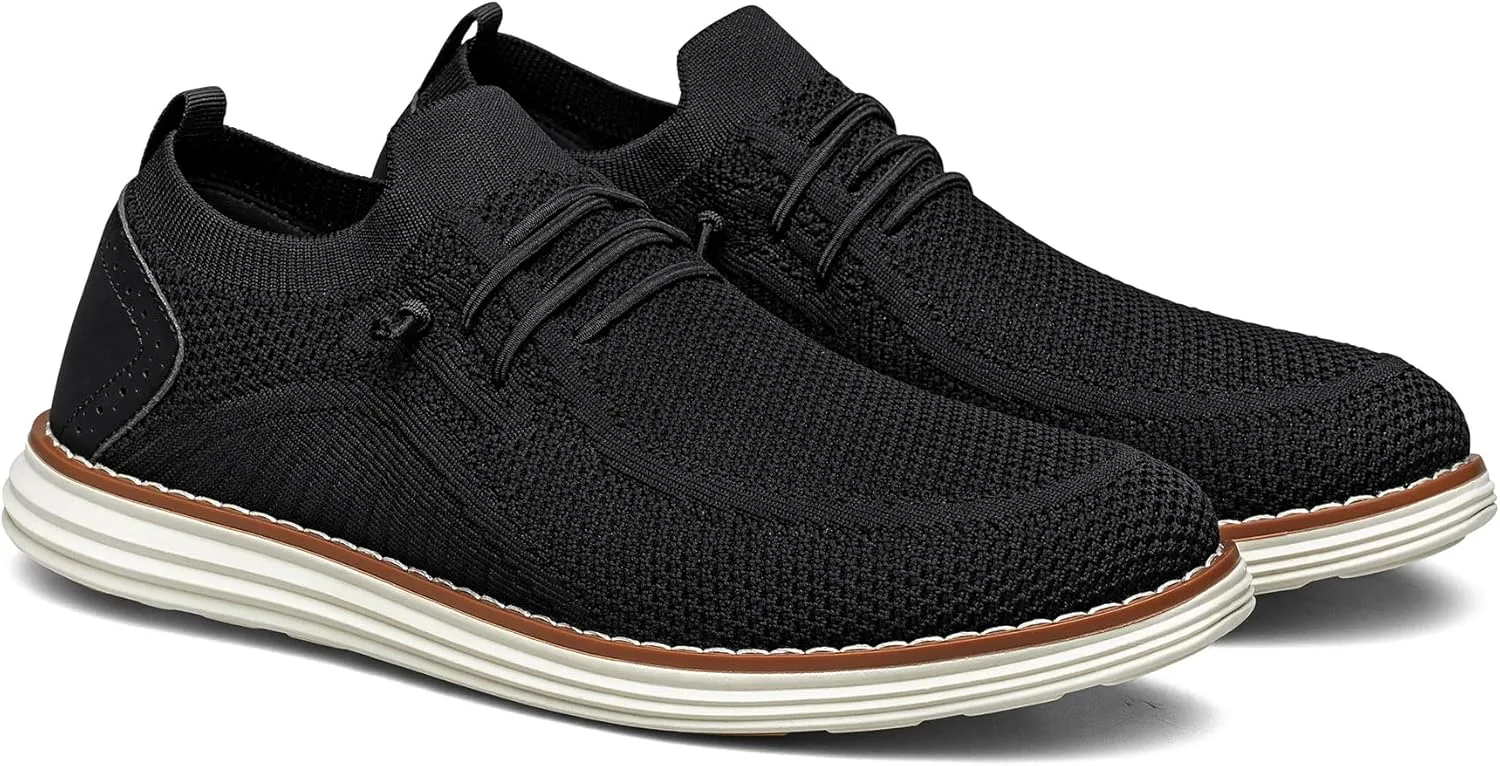 FLAGELI Breeze Shoes Men Ultra Lightweight Loafers Breathable Mesh Slip-ons Comfortable Men's Dress Shoes Casual Business Dress Sneakers Office Footwear Walking Zapatos