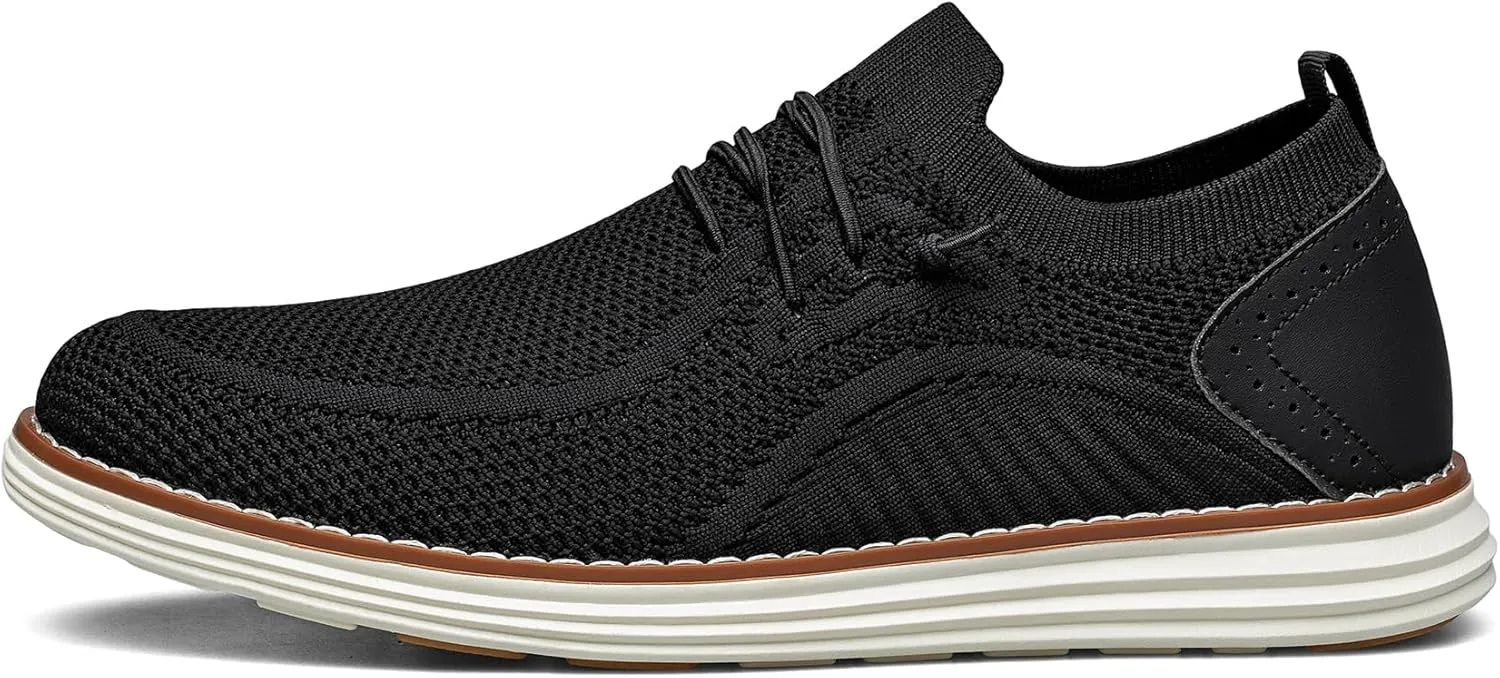 FLAGELI Breeze Shoes Men Ultra Lightweight Loafers Breathable Mesh Slip-ons Comfortable Men's Dress Shoes Casual Business Dress Sneakers Office Footwear Walking Zapatos