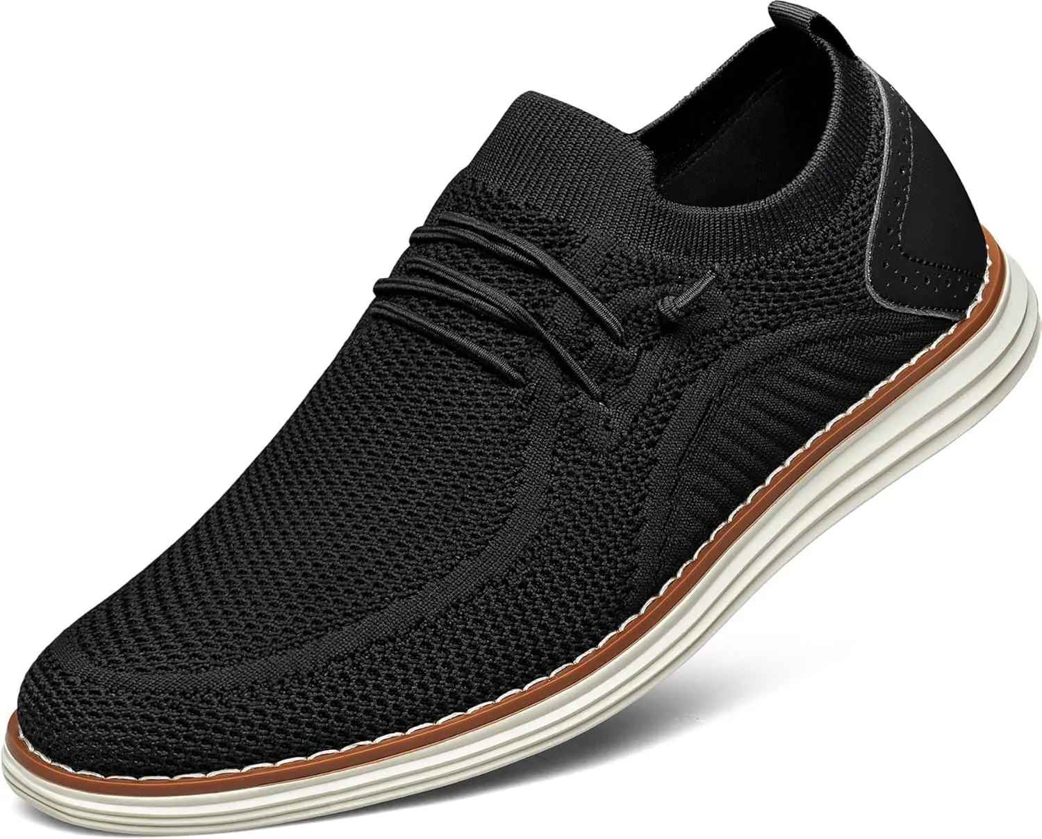 FLAGELI Breeze Shoes Men Ultra Lightweight Loafers Breathable Mesh Slip-ons Comfortable Men's Dress Shoes Casual Business Dress Sneakers Office Footwear Walking Zapatos