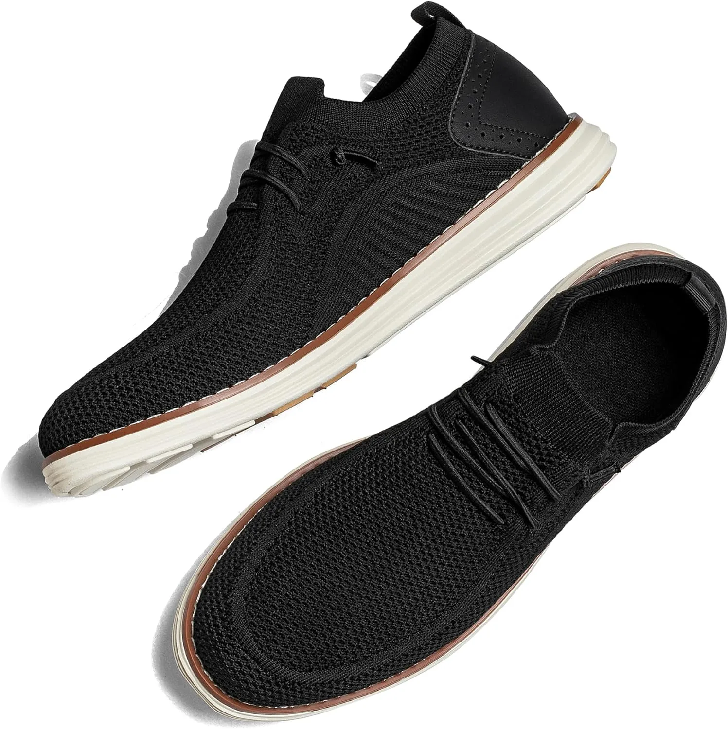 FLAGELI Breeze Shoes Men Ultra Lightweight Loafers Breathable Mesh Slip-ons Comfortable Men's Dress Shoes Casual Business Dress Sneakers Office Footwear Walking Zapatos