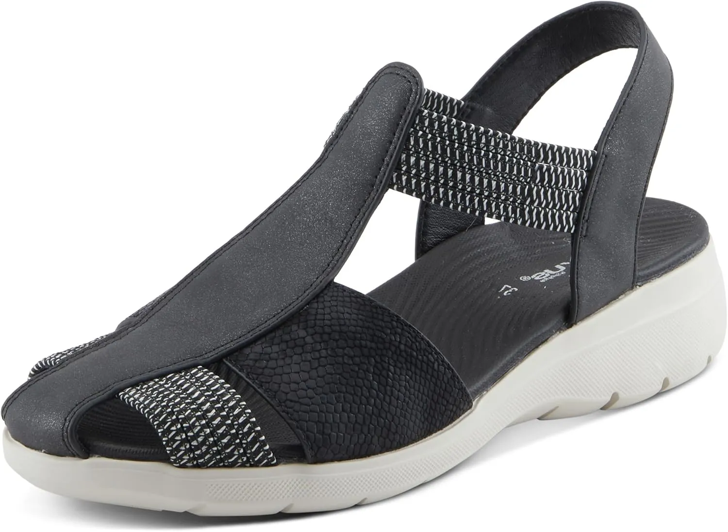 Flexus Women's DAMARI Ankle Strap Fisherman Sandals – Breathable Design, Arch Support, and Shock-Absorbent Outsole