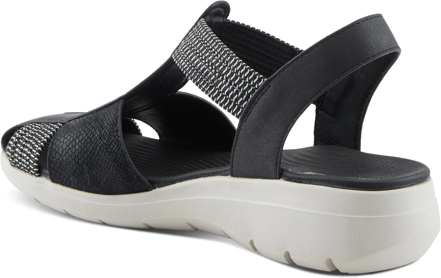 Flexus Women's DAMARI Ankle Strap Fisherman Sandals – Breathable Design, Arch Support, and Shock-Absorbent Outsole