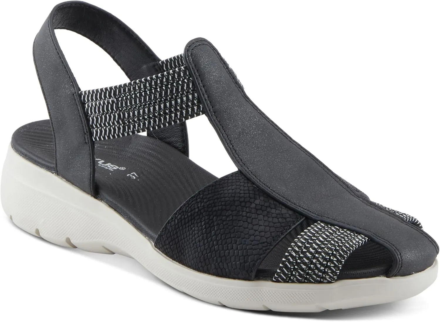 Flexus Women's DAMARI Ankle Strap Fisherman Sandals – Breathable Design, Arch Support, and Shock-Absorbent Outsole