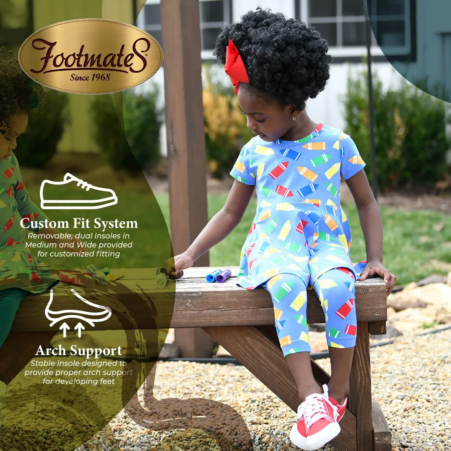 FOOTMATES Taylor Lace-Up Canvas Flats Boys and Girls Shoes - Tennis Sneakers with Wide Toe Box, Custom-Fit Insoles, Vulcanized Outsoles - for Toddlers and Little Kids, Ages 1-8