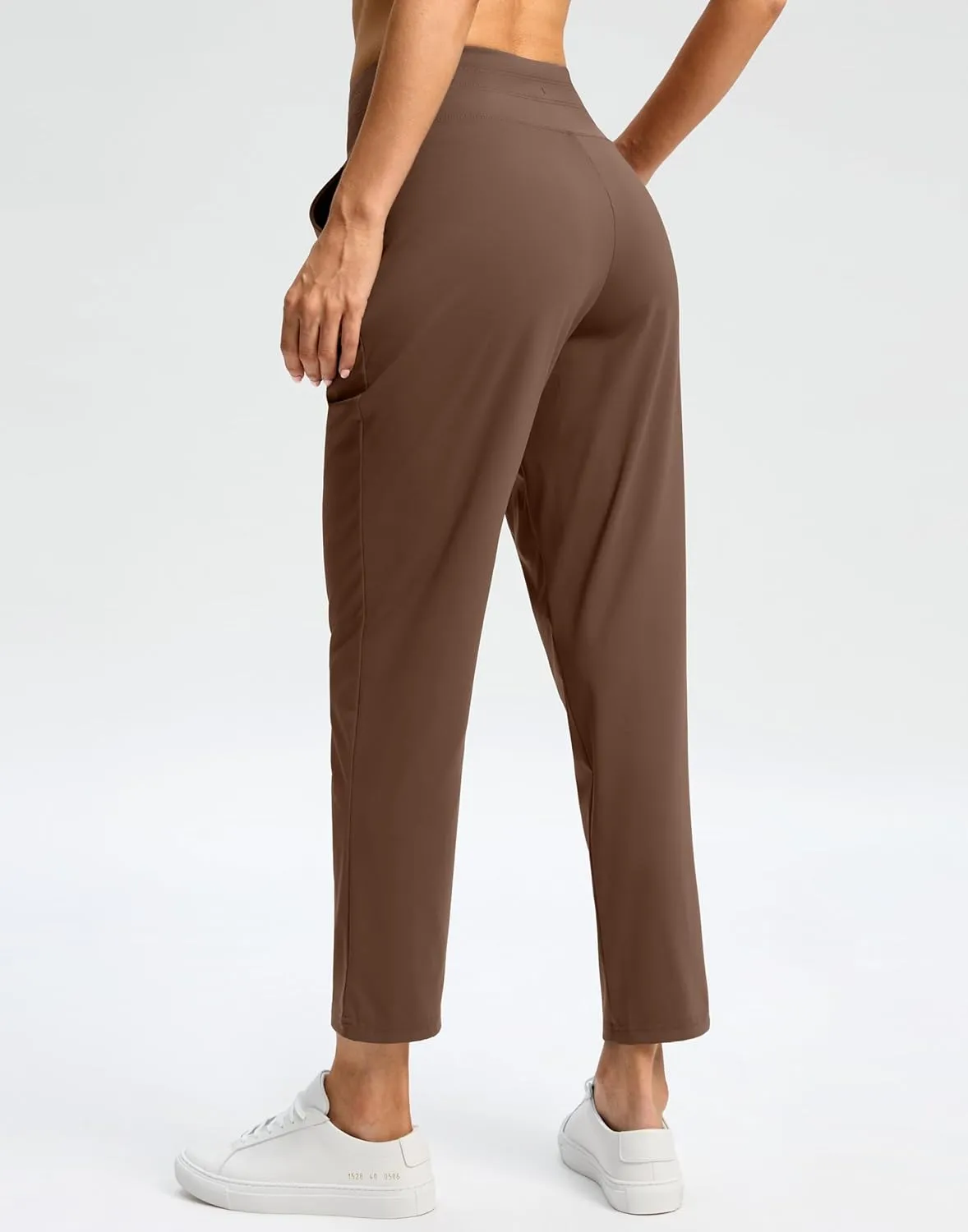 G Gradual Women's Pants High Waisted Ankle Pants 2 Pockets 7/8 Sweatpants for Golf Athletic Travel Casual Lounge