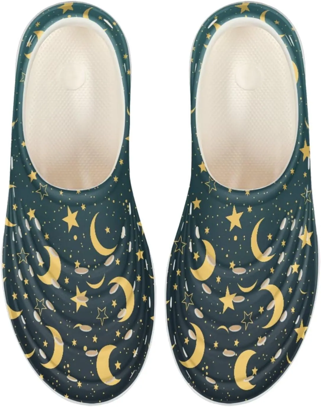Galaxy Series Kids Slip On Sandals Cloud Slides Anti Slip Close Toe Water Shoes Comfort EVA Beach Pool Shoes