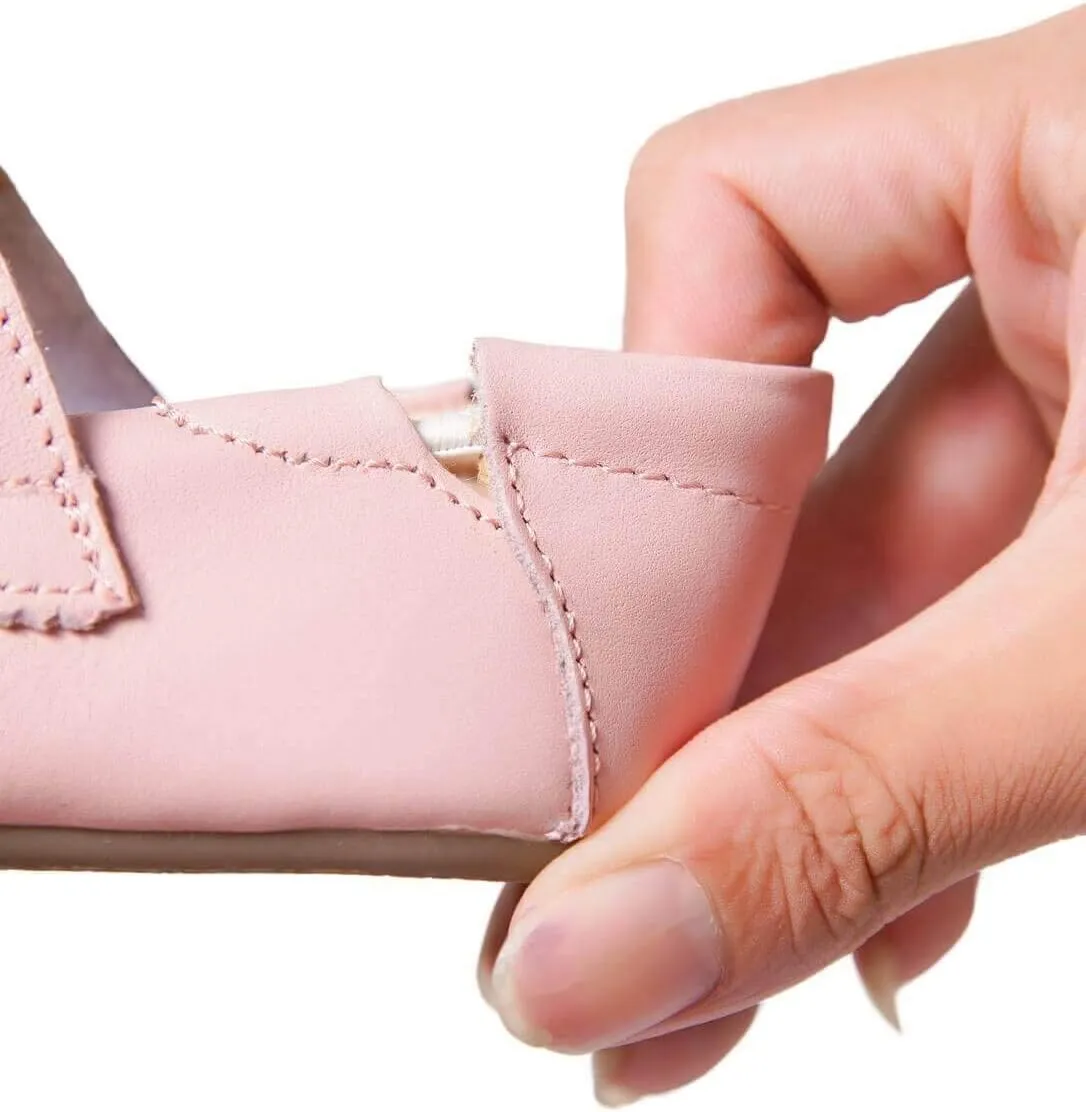 Genuine Leather Baby Shoes for Girls Boys Infant Toddler Mary Jane Walking Shoes Prewalker Princess Wedding Dress Shoes Ballet Flats