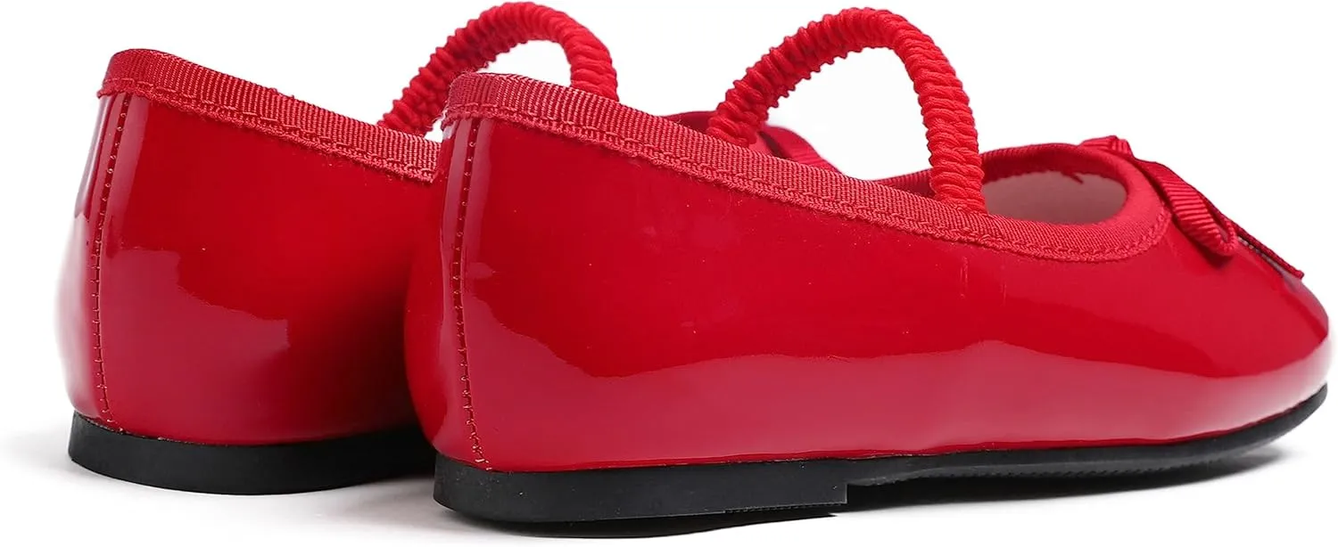 Girls Cute Dress Mary Jane Shoes Little Kids Casual Buckle Strap Flats