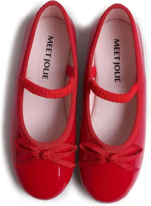 Girls Cute Dress Mary Jane Shoes Little Kids Casual Buckle Strap Flats