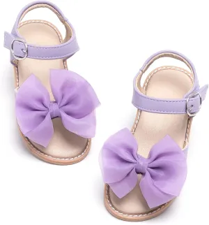 Girls Sandals 3-12 Years | Dressy & Play Shoes | Leather-Like for Outdoor School