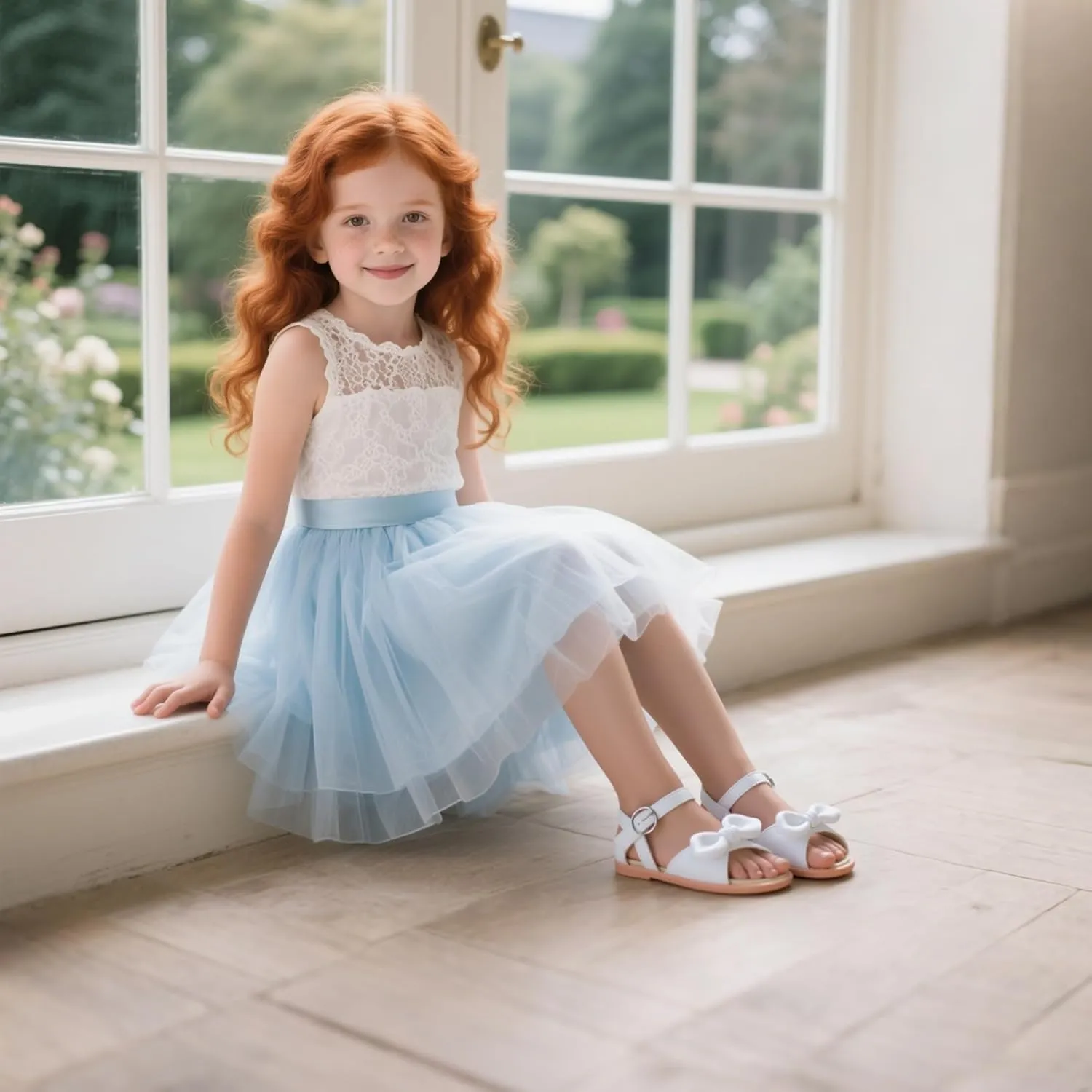 Girls Sandals 3-12 Years | Dressy & Play Shoes | Leather-Like for Outdoor School