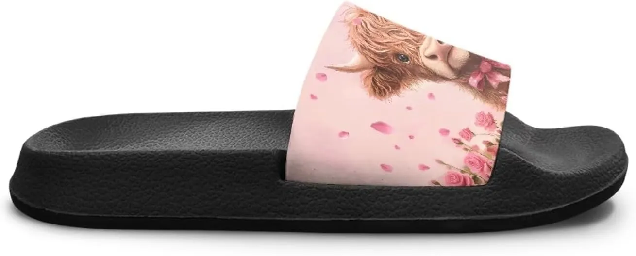 Girls Slides Kids Summer House Shoes for Boys Beach Pool Sporty Slides Shower Non Slip Swimming Gifts