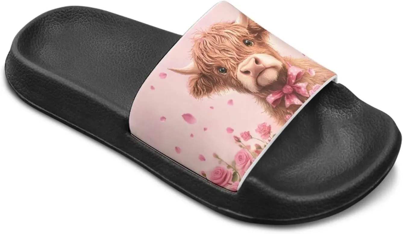 Girls Slides Kids Summer House Shoes for Boys Beach Pool Sporty Slides Shower Non Slip Swimming Gifts
