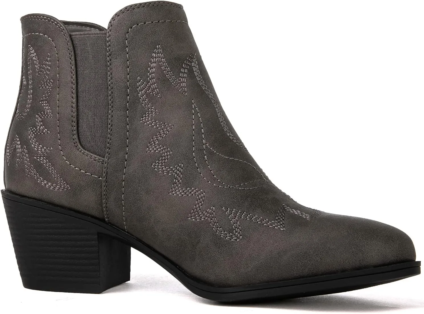 GLOBALWIN Women's Pull On Ankle Boots The Western Cowboy Cowgirl Boots