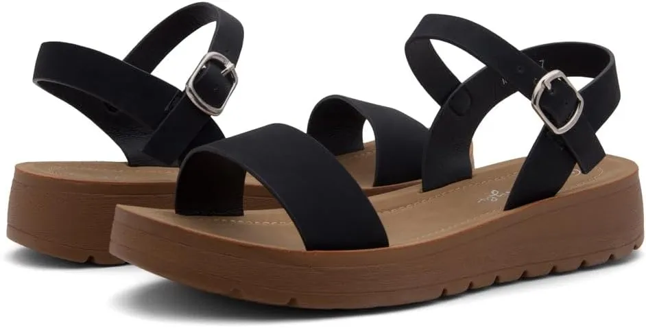 Herstyle Women’s Flat Sandals – One Band Ankle Strap Dressy Casual Sandals with Cushioned Footbed | Comfortable Open Toe Walking Shoes for Summer & Daily Wear