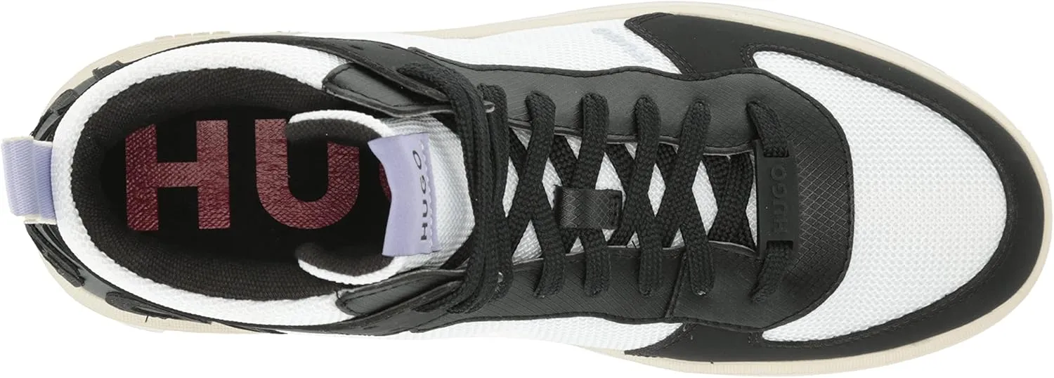 HUGO Men's Chunky High Top Leather Sneakers