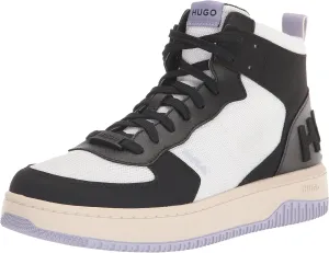 HUGO Men's Chunky High Top Leather Sneakers